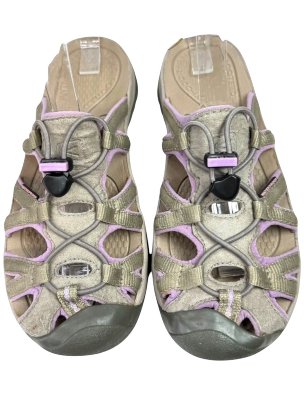 KEEN Whisper Backless Waterproof Bungee Slide Sandals Size 7.5 Outdoor Gorpcore